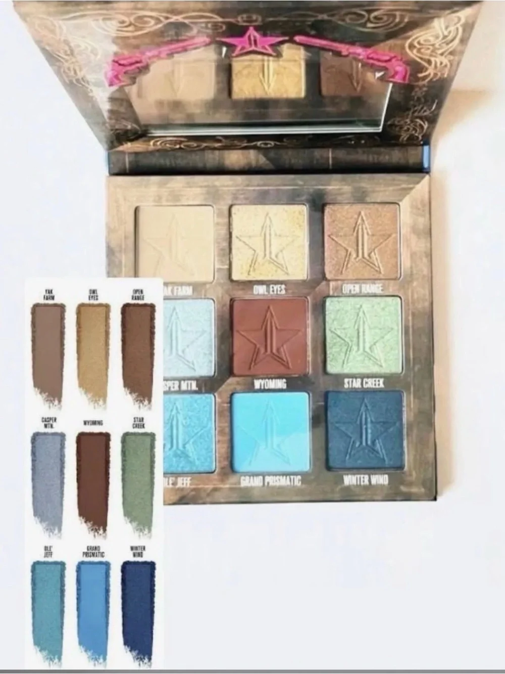 Jeffree Star Cosmetics Star Ranch Eyeshadow Palette Matte, Metallic / Shimmer